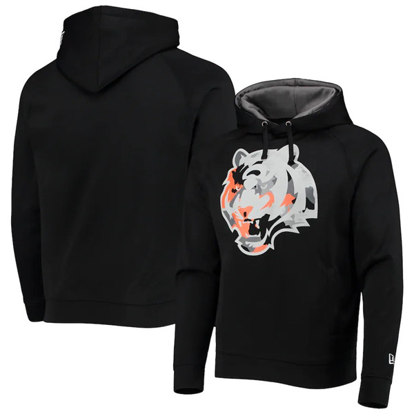 Men's Black Cincinnati Bengals Pullover Hoodie